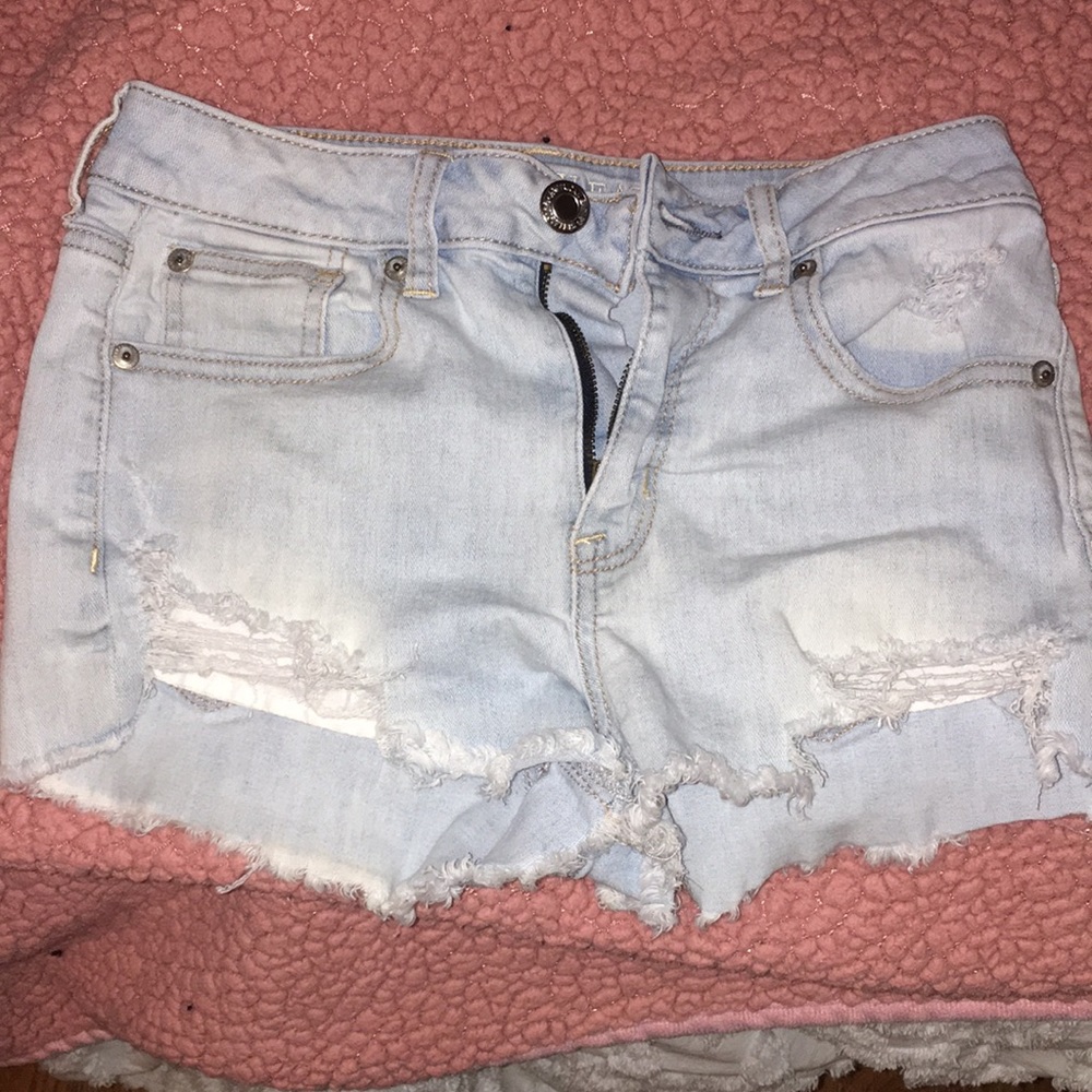 american eagle jean shorts